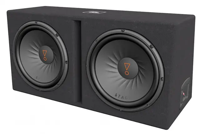 JBL Basskasse, dobbel 12", 500/2000W Bassreflekskasse. 