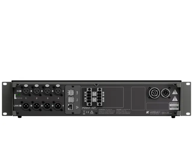 K-Array Kommander KA34 4x 750W Forsterker med DSP, Dante™ Ready 