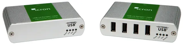 Icron Extender USB2 Tx/Rx 4-port ! 1xTP Max 100 m PowerRx Ranger 2304 