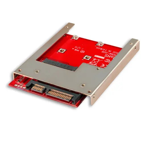 Lindy Adapter mSATA > SATA mSATA SSD Disk på SATA Kontroller 