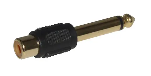 Lindy Adapter RCA - 1/4" Mono RCA Hun/Female - 1/4" Mono Han/Male 