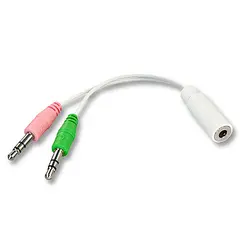 Lindy Adapter 3,5mm - 2x3,5mm Apple/HTC 3,5mm Hun - 2x3,5mm Han