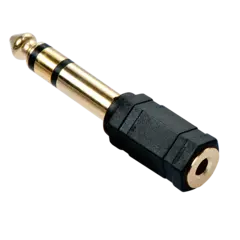 Lindy Adapter 3.5mm > 6.3mm 3,5mm Stereo Hun til 6.3mm Stereo Han