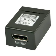 Lindy Repeater 4K DisplayPort 1.2 UHD 4K 60Hz Audio over DP DPCP