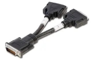 Lindy Adapter DMS59 - 2xDVI-I Overgang 2xDVI-I Female - DMS59M