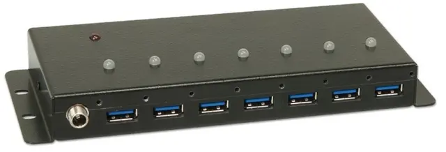Lindy HUB 7-port USB3 Power Med strømforsyning 