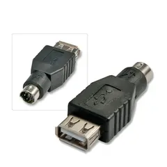 Lindy Adapter USB > PS2 USB A Hun - PS2 Han