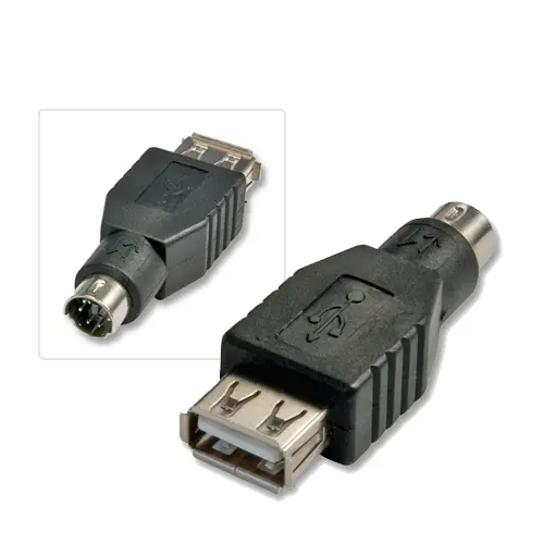 Lindy Adapter USB > PS2 USB A Hun - PS2 Han 