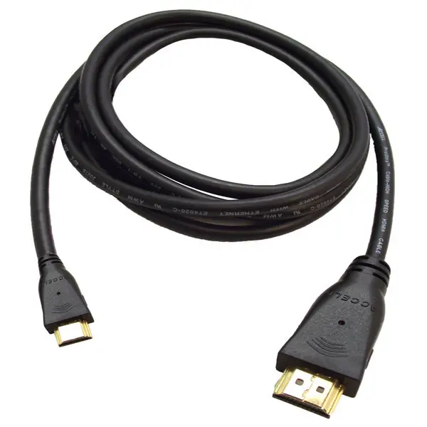 Accell MiniHDMI - HDMI High-Speed- 1,8 m HDMI Kabel Sort 4K 