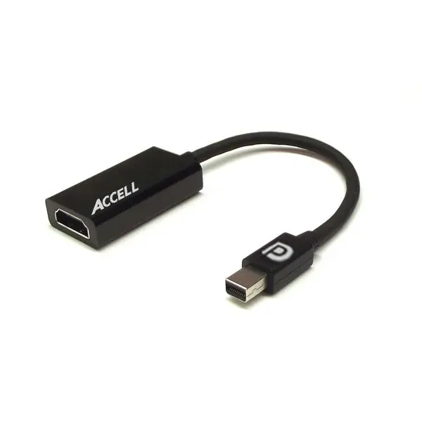 Accell Adapter MiniDP > HDMI Aktiv Videokilde: MiniDisplayPort 1.1 Eyefinit 
