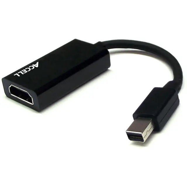 Accell Adapter MiniDisplayPort > HDMI2 Videokilde: MiniDisplayPort 1.2 
