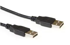 ACT USB2 Kabel A-A -  5,0 m Spesial A-A USB Kabel Sort
