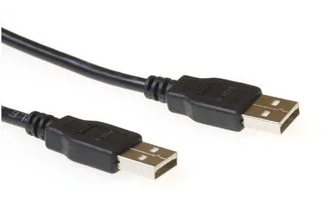 ACT USB2 Kabel A-A -  5,0 m Spesial A-A USB Kabel Sort 