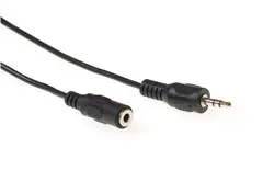 ACT Audiokabel 3,5mm -  3,0 m Skjøt 3,5mm - 3,5mm skjøtekabel