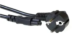 Strømkabel C5 SCHUKO -  1,0 m 3x0,75mm² Max 2.5A Mikke Mus Sort