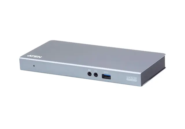 Aten USB-C Multiport Dock m Strømlading 4K USB-C LAN DP HDMI Audio og 3xUSB 3.1 