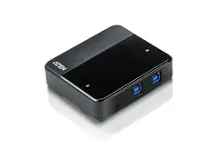 Aten Switch 2x1 USB3 m/kabler 2 Datamaskiner deler 4xUSB3 Porter