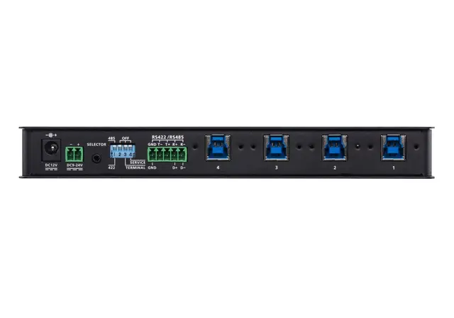 Aten Switch 4x4 USB3.1 5Gbps RS-422/485 9-24V 