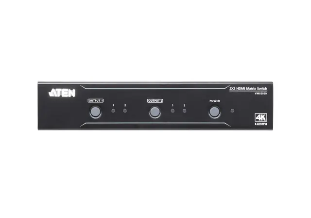 Aten Matrix 2x2 HDMI Matrix Switch 4K HDMI RS232 IR 
