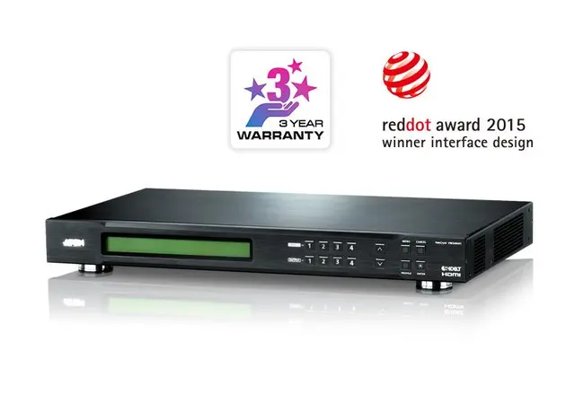 Aten Matrix 4x4 HDMI Matrix Switch HDBaseT-Lite 4K { 