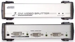 Aten Splitter  1:2 DVI Audio 6.75Gbps DDC DVI-I HDCP
