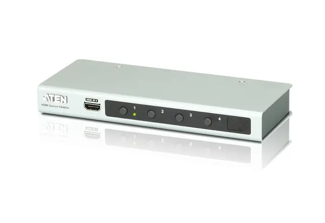 Aten Switch  4x1 HDMI Auto UHD 4K 10Gbps RS232 IR 1xKabel HDCP 2.2 