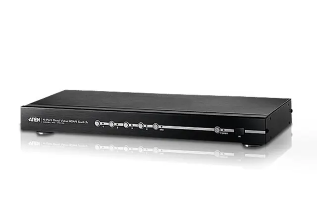 Aten Switch 4-Port HDMI Dual Output 4 x HDMI ut 2 x HDMI inn RS232 