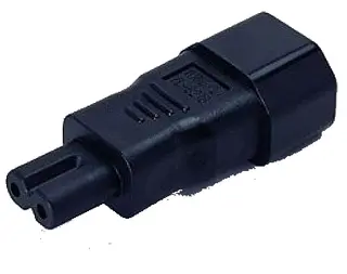 Strømadapter C7-C14 Overgang C7-C14
