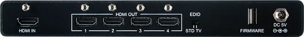 Cypress Splitter 1:4 HDMI UHD 4K60 10Gbps EDID HDCP 2.2 