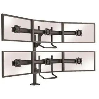 Chief Kontour K4 Bord 3x2Skjerm VESA Max 6x6,8 Kg Bolt Sort