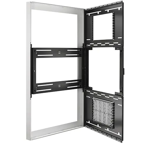 Chief Impact On-wall Skjermkabinett 49" Portrett Hvit Maks 56kg 
