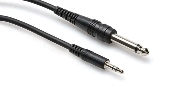 Hosa Adapterkabel 3.5mm 6.3mm - 1.8 m 3.5mm Stereo - 6.3mm Mono 