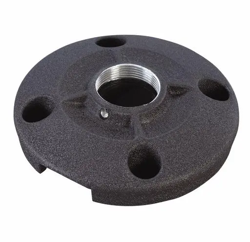 Chief Takplate Rund Lavprofil Sort 