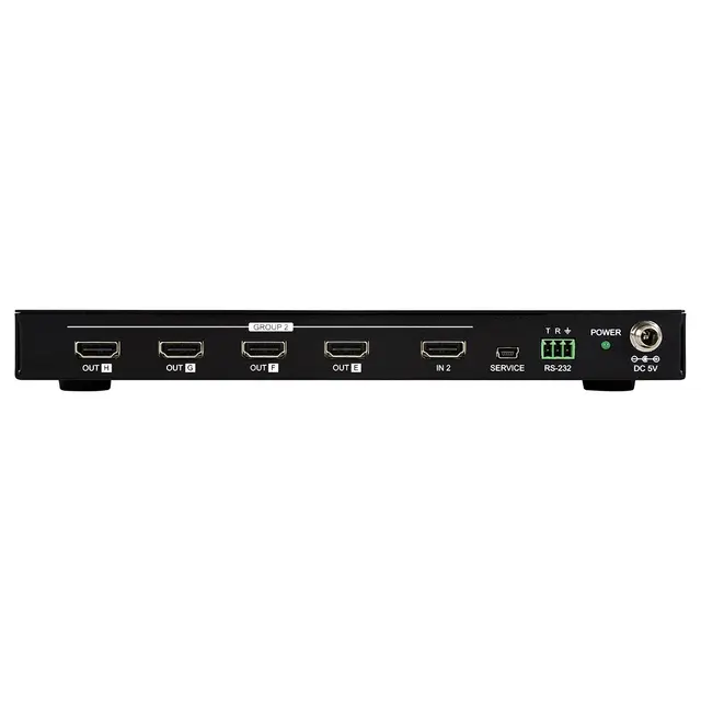 Cypress HDMI Splitter 8Port 4K60 4:4:4 18 Gbps, HDCP 2,2 