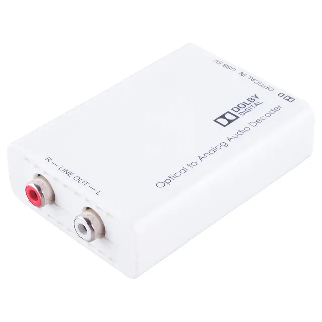 Cypress Konverter Audio Digital > Analog DolbyDigital TOSLink > Stereo analog RCA 