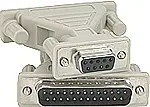 Adapter DB9 Hun - DB25 Han Seriell Overgang