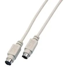 Tastatur/Mus PS2 Skjøtekabel -  2,0 m PS2 Plugg - PS2 Kontakt