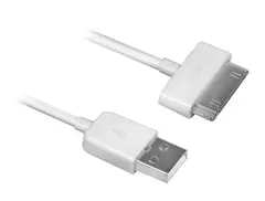 Ewent Charge &amp; Sync cable - Apple 1.0 m USB - iPad1/2/ iPod iPhone3/4