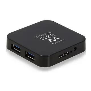 Ewent HUB 4-port USB3 Power Med strømforsyning