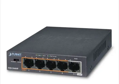 Planet Switch  4-p 10/100 4xPoE+ Desktop B60W 