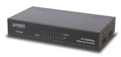 Planet Switch  8-p 10/100TX Desktop Metall