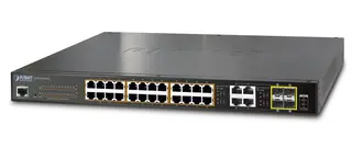 Planet Switch 28-p Gigabit 4xSFP 24xPoE Layer2 VLAN QoS IGMP PB190W