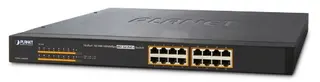 Planet Switch 16-p Gigabit 16xPoE+ Rack B220W