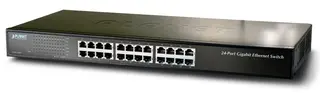 Planet Switch 24-p Gigabit Rack Vifteløs