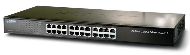 Planet Switch 24-p Gigabit Rack Vifteløs 