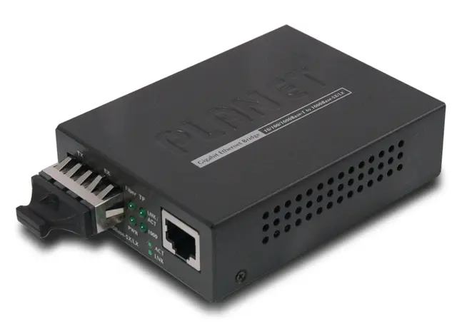 Planet Konverter 1000TX - 1000FX MM SC 10/100/1000TX - 1000SX 550 m 