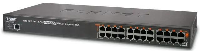 Planet Injector 12-p Gigabit PoE+ 30W IEEE802.3at B360W Managed 
