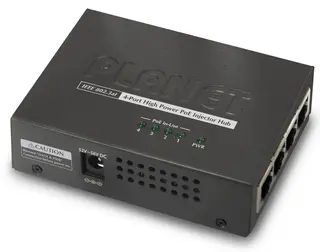 Planet Injector  4-port Gigabit PoE+ 30W IEEE802.3at B120W
