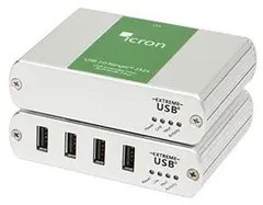 Icron Extender USB2 Tx/Rx 4-port Metall 2xSM Fiber LC Max 10km Ranger 2344