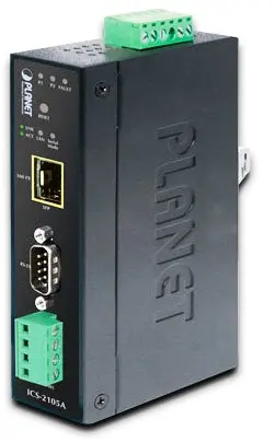 Planet Konverter Ethernet > 1xRS232 Industrial RS-232/RS-422/RS-485 / SFP 